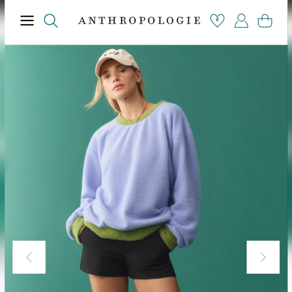 Oversized Anthropologie - Maeve Cozy Ranger Sweatshirt - Size Medium